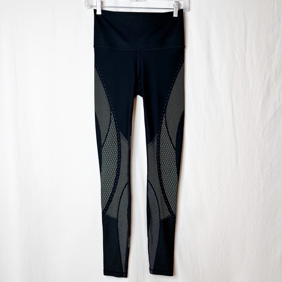 Lululemon Pants - Lululemon Mapped Out High-Rise Tight 28" Womens Size 6 Black Glacier Grey W5CEQS